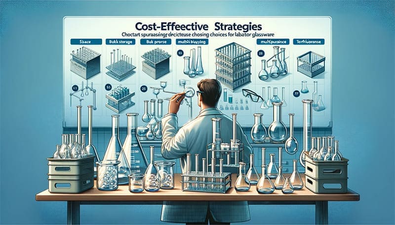 Cost-Effective-Lab-Glassware-Selection-Illustration