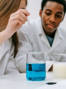 Education Training Lab Glass Beaker Experiment